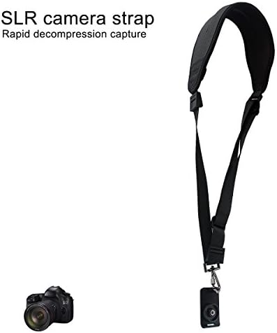 Black Quick Rapid Strap Setup Camera Shoulder Neck Belt Sling Plate for Canon Nikon Sony Fujifilm Olympus DSLR