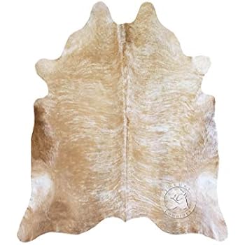 Amazon De Nadeco Kuhfell Beige Weiss 3 4m Beige Weisses Stierfell