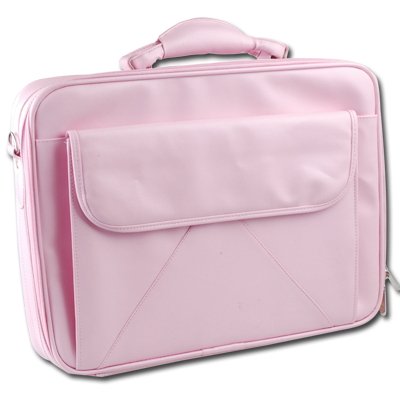 15" 15.4" Pink Notebook Laptop Tasche Laptoptasche Kunstleder