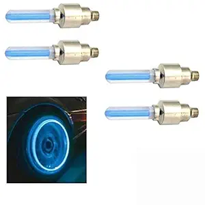 Vagary Blue Bike Tyre Led Wheel Light with Motion Sensor - Set of 4 for Maruti Suzuki Wagon R 2019