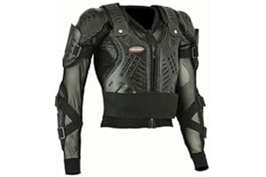 MCW Gear Scorpion Black Body Armour MX Motocross Motorcycle Mountain Cycling Skating Snowboarding spine Protector Guard Bionic Jacket