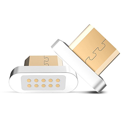 Magnetische Usb Kabel Ladekabel Datenkabel,EIVOTOR Micro USB Kabel Nylon High Speed USB Ladekabel 1m Synchronisierungs Kabel 2.0A Datenkabel Lightning USB Charger Lade Kabel Schnellladekern mit LED und Micro USB Adapter unterstützt schnelles Laden Fast Charge für Android Samsung Sony Huawei LG Smart Handys Tablets Samsung galaxy NOTE 5 - 8