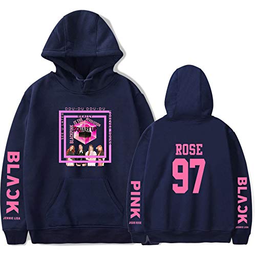 Sunrise-EU Lovers Valentines Gifts Blackpink Hoodie Kpop Hip Hop Sweatshirt Blackpink Fans Pullover College Jumper for Men Women Teen