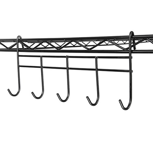 LANGRIA Regal 5 Ablage Schwerlast Regal Übergroß Standregal für Schwer Artikel Garage, Küche 441 lbs Kapazität - 5