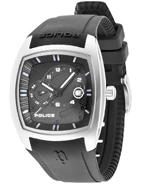 Police Chicago Herren-Armbanduhr Analog Quarz Silikon - PL.93542AEU/02