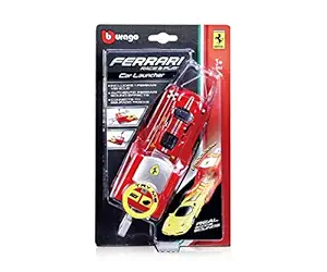 Bburago 1:64 Ferrari Car Launcher Set, Multi Color