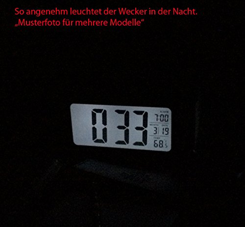 Soytich Wecker Digitalwecker Reisewecker mit Nachtsensor (3019S) - 3