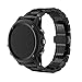 Produktbild Für Garmin Fenix 3 / HR Watch Transer® Ersatz Uhrenarmbänder Titan Uhrenarmband Armband für Uhren Länge: 170-206mm (Schwarz)