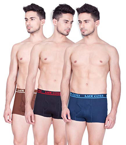 Lux Cozi Men's Cotton Boxers (Pack of 3) (8904209873170_COZI_Bigshot_SLP_DRW_90_Assorted)