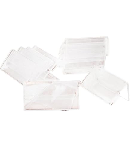 Sewroro Lot De 50 Porte-étiquettes En Acrylique - Pour Cartes De Vœux