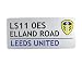 Produktbild OFFIZIELLE Leeds United FC Medium Elland Road Straßenschild 40cm x18cm