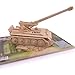 Produktbild 3D für Kinder baut pädagogische Intelligenz Kanone Panzer (cun auf Rädern) Holz-Puzzle Spielzeug