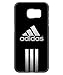 Produktbild Cool Galaxy S6 Edge Hülle Case - adidas Brand Logo Hülle Case Slim Anti Slip Drop Protection Phone Shell Hülle Case Cover Compatible With Samsung Galaxy S6 Edge (Not for S6 / S6 Edge Plus)