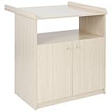 Infantastic Wickelkommode Wickeltisch Babykommode Kinderkommode in zwei verschiedenen Farben