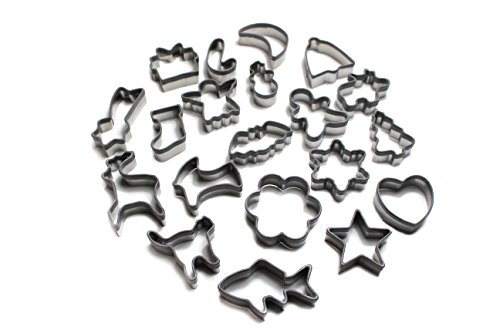 BackeFix – das XXL Ausstecher Set (20x) – einfaches präzises Ausstechen in der modernen Küche – sichere angenehme Handhabung mit extra Schutz für die Liebsten – Keksausstecher-, Plätzchenausstecher-, Lebkuchenausstecher-Set, Tier Motive und mehr! | 2 Jahre Zufriedenheitsgarantie