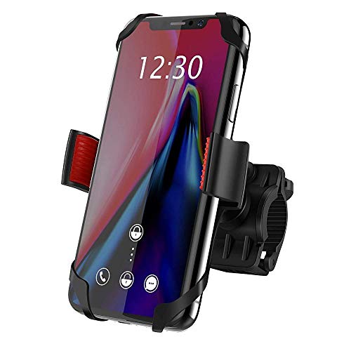 Preisvergleich Produktbild zhaoxin Handyhalterung Motorrad mit USB super schnelle Aufladung, 360 drehbar für 3,5-6,5 Zoll Smartphone Fahrrad Handy Halter für Handyhalter Motorrad