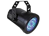 Stromversorgung:230VAC/50Hz VS Electronic 640315 LED-Punktstrahler mit 76 LEDs, Par 36, Schwarz
