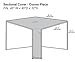 Produktbild Protective Covers Schutzhüllen Keil mit abgerundeten Rückenabdeckungen, Einheitsgröße, Grau Corner with 90 Degree Back grau