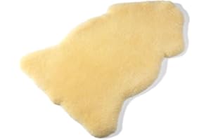 ‎HOFBRUCKER Hofbrucker® 100% XL Bio Merino Baby Schaffell Teppich echtes Lammfell aus Bayern medizinische Gerbung Öko Tex 100-110 cm ökologisch Hergestellt in Bayern