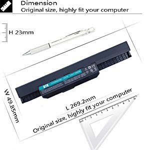 DTK® Ultra Hochleistung Notebook Laptop Batterie Li-ion Akku für ASUS A32-K53 A42-K53 k43 Series K53 Series X43 Series X43 Series A83, A84, K54, K84, P43, P43S, P53, X44,X53,X53S, X54, X84, X84H - 2