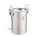 Price comparison product image Keith Ti6300 900mL Titanium Pot Multipurpose Titanium Rice Cooker