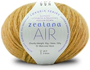 Zealana AIR Lofty Chunky Gold, cashmere
