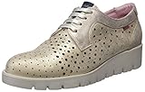 Artículo: 89840 Callaghan haman, Zapatos de Cordones Derby para Mujer, Dorado (Nude 1), 39 EU