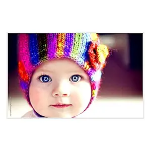 Paper Plane Design New Born Baby Girl/Boy Poster for Wall Pregnant Women Cute Large Posters in Room Bedroom with Big Size Matt Finish, Size - 12 x 18 Inch, Single Photo, Multicolour