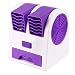 Produktbild Leobtain Mini USB Cool Fan Tragbarer Tisch Ventilator Dual Kopf Kühlpult Lüfter USB Gesteuerter Drehbarer Persönlicher Lüfter zum Zuhause Büro Auto Reise