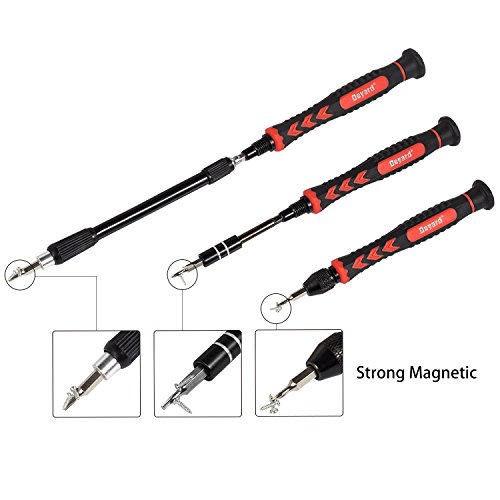 Deyard SG-455 Präzisions Schraubenzieher-Set Reparierwerkzeug-Kit um iPhone/Laptop/Smartphone/MacBook/Xbox zu reparieren (mit Gehäuse) - 4