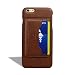 Produktbild EXINOZ iPhone 6S Plus Hülle, [Kickstand] Schlank Cover Hülle mit Ständer und Kreditkartenhülle für Apple iPhone 6 Plus (2014) / iPhone 6S Plus (2015)
