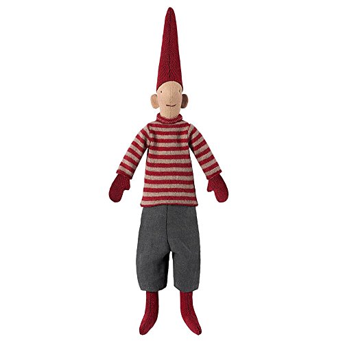 Preisvergleich Produktbild Maileg Pixy Wichtel Junge mini rot / grau