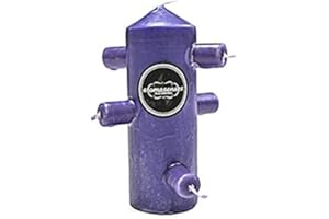 Aromasenses - Velón 7 Mechas Morado - 15 cm x 6 cm - Rituales Esotéricos. (Morado)