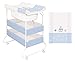LORELLI BABY CUPBOARD ,,SUZI'' UNISEX changing and bathing station bath tub mat