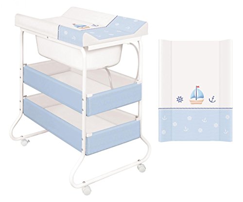 LORELLI BABY CUPBOARD ,,SUZI'' UNISEX changing and bathing station bath tub mat