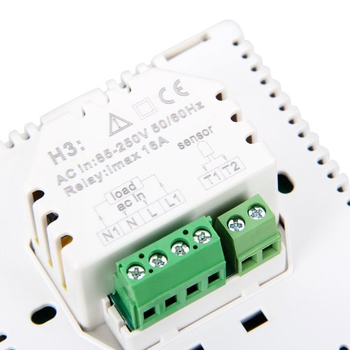 2 Stück Heizzentrale Thermostat Dispaly Digital Raumthermostat LCD Screen Fußbodenheizung programmierbar Thermostat Heating Room - 6