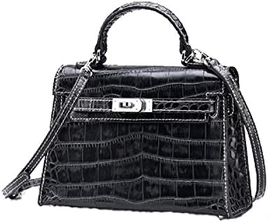 OYIGE Summer new MINI / mini Kelly bag Leather crocodile pattern platinum bag Europe and the United States fashion shoulder handbag