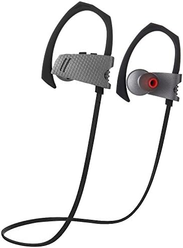 LOVE L Bluetooth Earphones, TaoTronics Bluetooth 4.1 Headphones Stereo Magnetic Earbuds, Secure Fit for Sport, Gym with Built-in Mic Gym with iPhone 7 /7plus and Other Mobile Phones Q9 (Silvery)