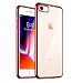 Produktbild iPhone 7 Fall, iPhone 8 Fall KGD [Vergoldung Rahmen Bumper] [Crystal Clear Soft TPU] Cover Schutzhülle für Apple iPhone 7/8