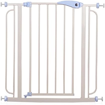 WSSF- Two Way Auto-Close Security Metal Gate Guardrail Infant Baby Stairs Safety Gate Fences Indoor Child Play Area Playpen Pet Dog Fence Rod Isolated Door Bar Gate