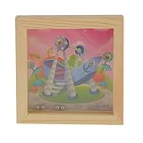 Zufällige Ein Mini-Holz-Korn-Labyrinth-Puzzlespiel Denksportaufgaben Für Kinder Kinder