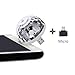 Price comparison product image Mini Disco Light - Multi-Coloured Disco Ball Lights USB Powered Operated Sound Activated LED Party Strobe Light Mini Portable RGB DJ Stage Light Christmas Car Decoration - 02 (Micro)