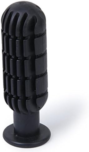 JuShen 2Pcs Rubber Table Soccer Football Foosball Small Handle Grip for 1.2m Table - Black