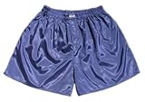 (L) Slate-Blue Boxer Shorts Underwear Men Sleepwear Satin