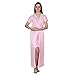 Queen Pretty Women Satin Nighty With Robe - Baby Pink RS.450.00