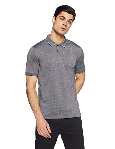 Van Heusen Men's Geometric Print Regular Fit Polo