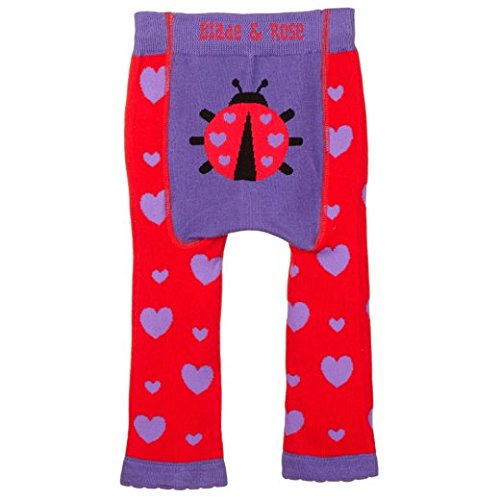 Baby Leggings/footless tights from Blade and Rose - Ladybird - lady bug - 2-3 yrs