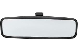 PGONA Espejo retrovisor interior para coche 814842 para 107 206 106 C1, Negro y transparente.