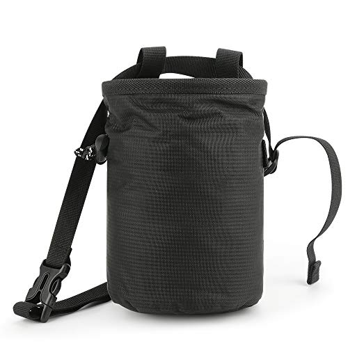Preisvergleich Produktbild Welltop Chalk Bag, Magnesiumbeutel zum Klettern und Bouldern, Boulderbag Magnesiatasche mit Befesti