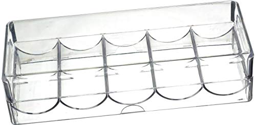 PSI Plastic Poker Trays ( White, Pack of 6)